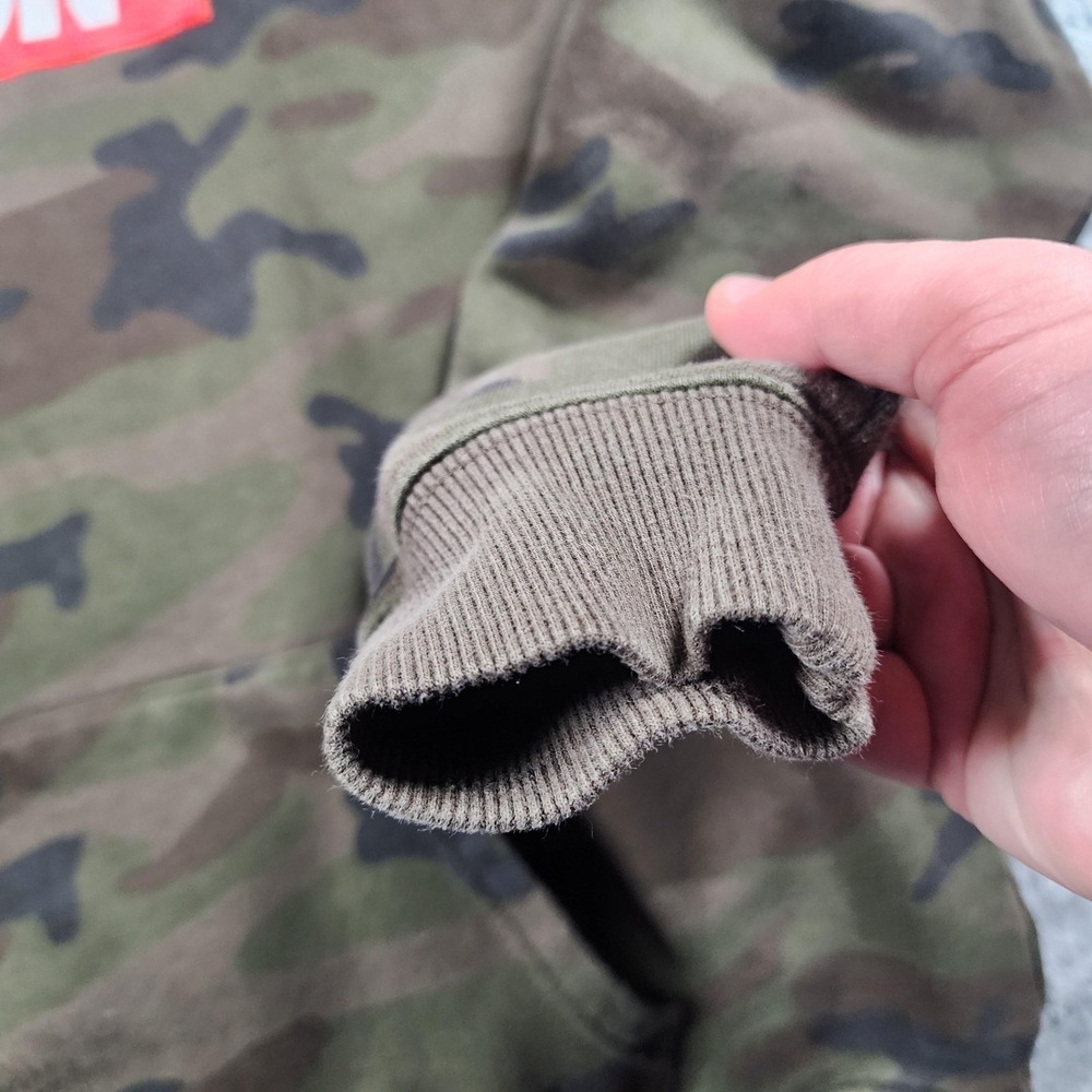 VIXXON Hoodie‎ Womens XL Green Dixxon Camo Box Logo Fleece Pullover Streetwear - Picture 7 of 14